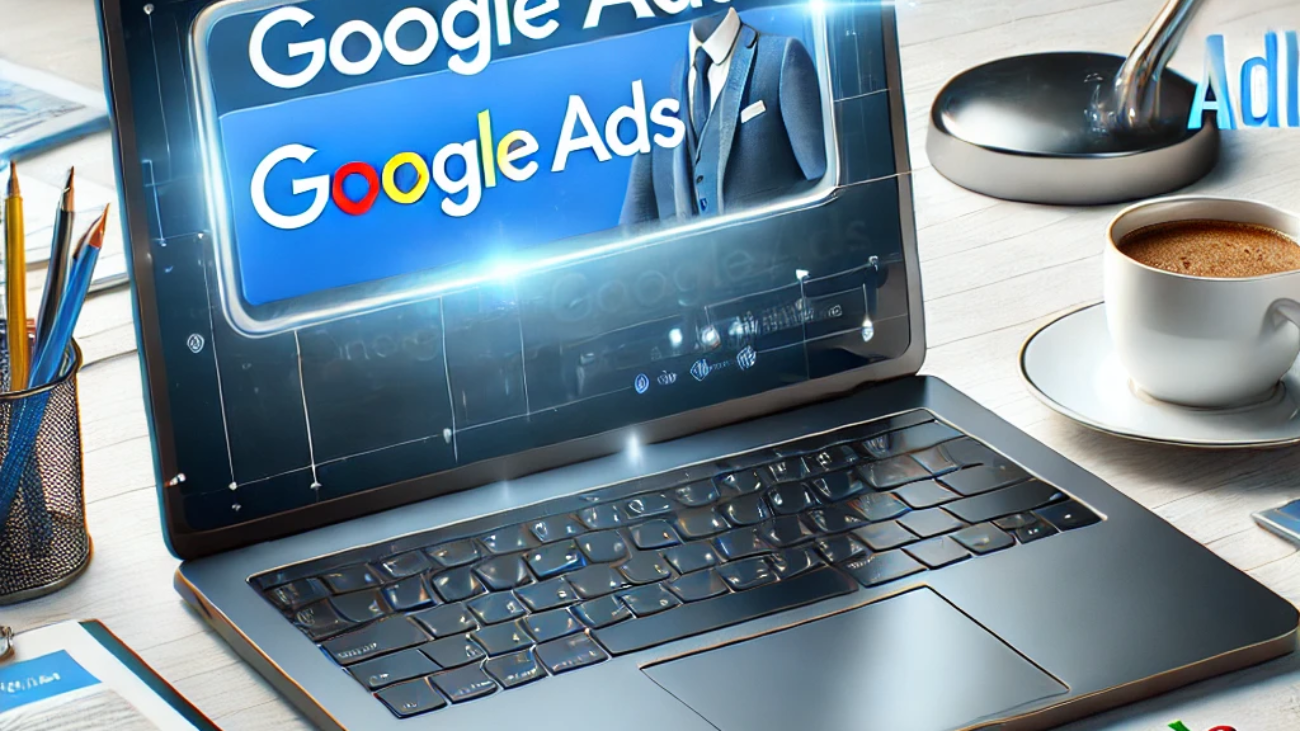 Grafik, die eine Google Ads Kampagne für ein Online-Marketing-Unternehmen darstellt.